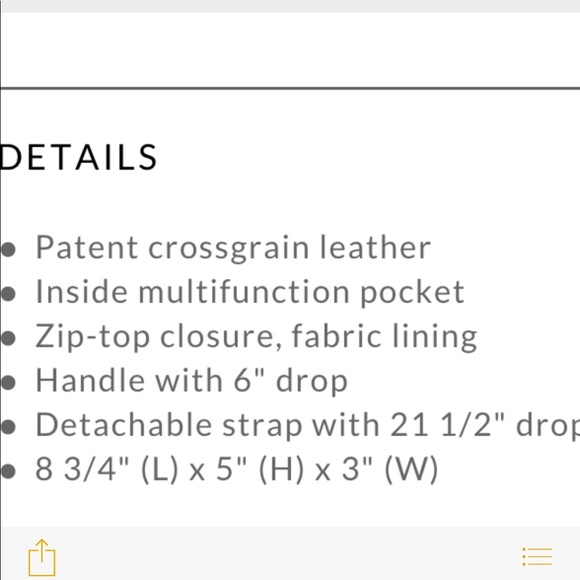 🌸SOLD 🌸NWT TOP HANDEL POUCH 🛍🌸 - Picture 8 of 8